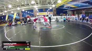 132 lbs Cons. Round 7 - Clinton Plotner, Lake Highland Prep vs Jaden Weisgal, Brandon High