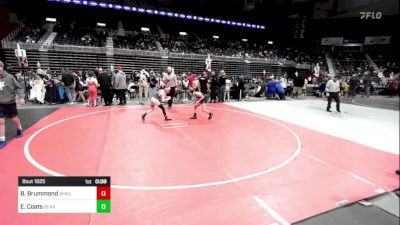 78 lbs Consi Of 4 - Brayson Brummond, Windy City WC vs Easton Coats, Bear Cave WC