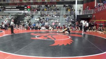 170 lbs 3rd Place Match - Aurora Lloyd, Linn-Mar vs Teryn VanderBeek, Southeast Polk