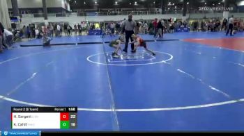 65 lbs Round 2 (6 Team) - Kellan Cahill, GREAT NECK WC - GOLD vs Hunter Sargent, ICON WRESTLING CLUB