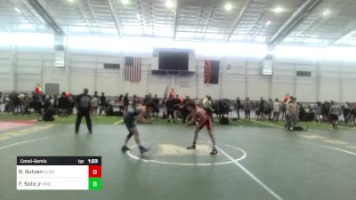 126 lbs Consolation - Riley Butzen, Evwc vs Frank Soliz Jr, Aniciete TC