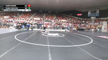 106 lbs Cons. Round 2 - Tommy Proctor, Winfield HS vs Laken Sharpe, Colby HS