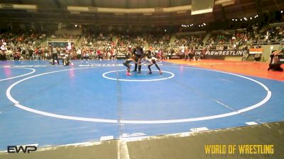 49 lbs Round Of 16 - Wyatt Noel, Cowboy Wrestling Club vs Eli Franklin, Mighty Warriors Wrestling Academy