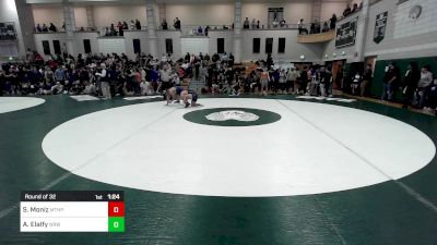 157 lbs Round Of 32 - Sebastian Moniz, Mt. Hope vs Ahmed Elalfy, Norwood