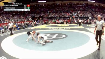 D3-106 lbs Cons. Round 3 - Jesse Pemberton, Caldwell vs Trent Huber, Versailles