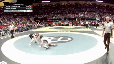 D3-106 lbs Cons. Round 3 - Jesse Pemberton, Caldwell vs Trent Huber, Versailles