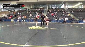110 lbs Cons. Round 2 - Mia Brown, Schreiner University vs Rylee Balcazar, Chadron