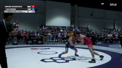 70 kg Champ. Rd Of 32 - Denver Stonecheck, West Michigan Wrestling Club vs Ian Parker, PWC/ Titan Mercury Wrestling Club