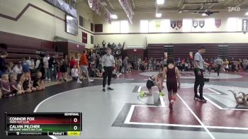 PW-15 lbs Semifinal - Connor Fox, Indee Mat Club vs Calvin Pilcher, Big Game Wrestling Club