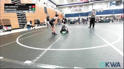 92-98 lbs Rr Rnd 3 - Gus Camarillo, Shelton Wrestling Academy vs Landon Dass, Shelton Wrestling Academy