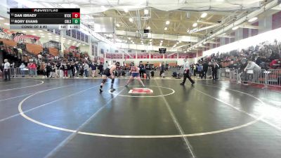 190 lbs Consi Of 8 #2 - Dan Ibraev, Natick vs Rory Evans, Cambridge