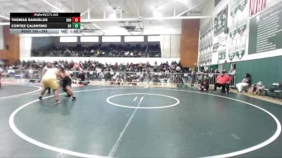 285 lbs Champ. Round 1 - Thomas Banuelos, Sonora (La Habra) vs Cortez Calentino, San Clemente