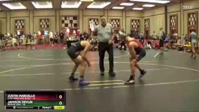 125 lbs Round 4 (6 Team) - JUSTIN MARCELLO, Elite Wrestling Black vs Jamison Devlin, Revival Gray