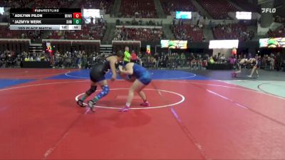 172 lbs 3rd Place Match - Jazmyn Werk, Havre Wrestling Club vs Adilynn Pilon, Dillon Wrestling Club