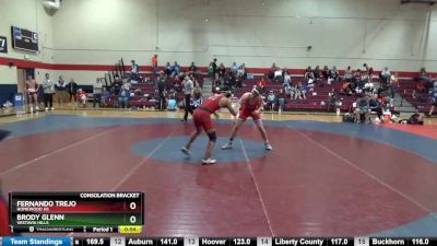 152 lbs Consolation Bracket - Brody Glenn, Vestavia Hills vs Fernando Trejo, Homewood Hs