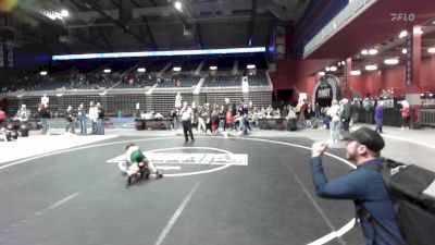 54 lbs 5th Place - Rhett Woodworth, Dickinson WC vs Jaxson Staples, Pueblo County WC