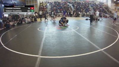 138 lbs Champ. Round 3 - Rudley Villarreal, Westside Wrestling Club vs Landon Caviness, Tocoi Creek