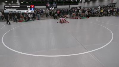 120 lbs Champ. Rd Of 64 - Kandice Spry, Ohio vs Presley Pearson, Black Fox Wrestling Academy