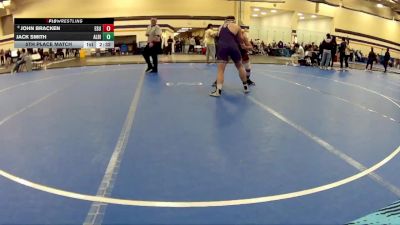 174 lbs 5th Place Match - John Bracken, East Stroudsburg University vs Jack Smith, Albion College
