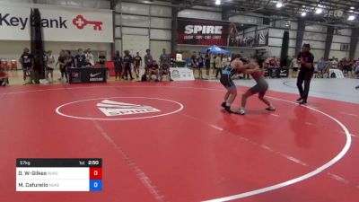 57 kg Consi Of 32 #1 - Dalton Whitehall-Gilkes, Burg Training Center vs Martin Cafurello, Noke Wrestling RTC