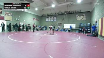 215 lbs Champ. Round 2 - Miguel Gomez, Hillcrest vs Dominick Arredondo, West Valley