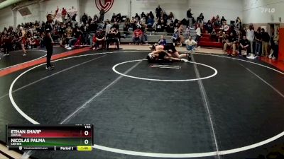 120 lbs Quarterfinal - Ethan Sharp, Uintah vs Nicolas Palma, Center