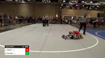 82 lbs Consi Of 8 #1 - Jake Agolia, Team SoCal vs Braiden Bartlett, 3F Wrestling