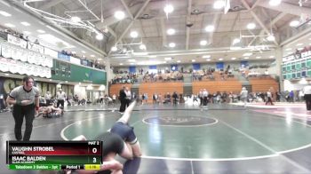 150 lbs Quarterfinal - Vaughn Strobel, Casteel vs Isaac Balden, Slam Academy