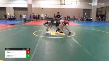 152 lbs Final - Tate Geiser, Samurai Wrestling Club vs Isaiah Rios, Colorado