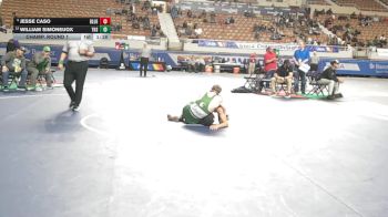 140-D4 Champ. Round 1 - Jesse Caso, Blue Ridge High School vs William Simoneuox, Thatcher High School