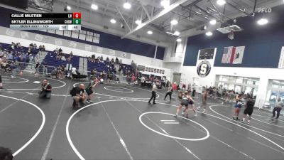 125 lbs 3rd Place Match - Skyler Ellingworth, Chaparral High School Wrestlin vs Callie Milstien, Lancers WC