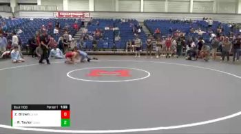 116 lbs Cons. Round 1 - Rj Taylor, Perry Meridian WC vs Zac Brown, Lagrange Wrestling Club