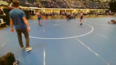 7th - 8th grade - 100 Champ. Round 2 - Cain Crosson, Sebolt Wrestling Academy vs Dawson Wardlow, Iowa