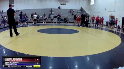 112 lbs Round 1 - Kalista Johnson, Midwest Xtreme Wrestling vs Deonna Smith, Fishers Wrestling