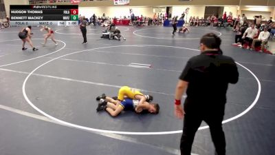 Elementary - 88 lbs Bennett Mackey, Wayzata vs Hudson Thomas, Forest Lake
