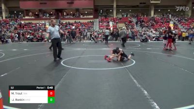 52 lbs Round 2 - John Rankin, Wildcat Wrestling Club vs Miles Trout, The Best Wrestler