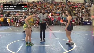 Round 3 - Malia Murray, Swanton Wrestling Club vs Lilly Mitchell, Madison Plains