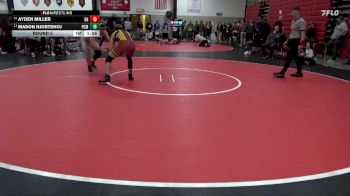 157 lbs Round 5 - Mason Hjortshoj, PCM, Monroe vs Ayden Miller, Dubuque Hempstead
