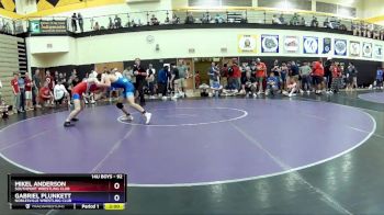 132 lbs Cons. Round 4 - Jack Richardson, Roncalli Wrestling Foundation vs Jordin Franklin, Panther Wrestling Club