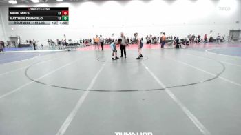 113 lbs Round Of 16 - Ariah Mills, GA vs Matthew DeAngelo, VA
