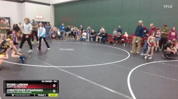 80 lbs 3rd Place Match - Christopher Stsiapanau, Palmetto State Wrestling vs Ryder Larkins, Ninety Six Wrestling
