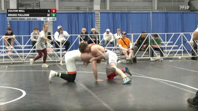 220 lbs Final - Colton Bell, FL vs Bruno Pallone, MT