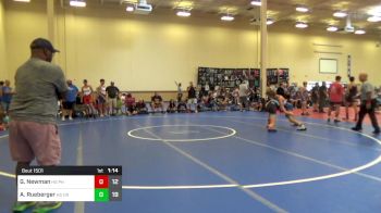 138 lbs Quarterfinal - Garrett Newman, HS Phoenix WC vs AJ Rueberger, HS Camp Reynolds