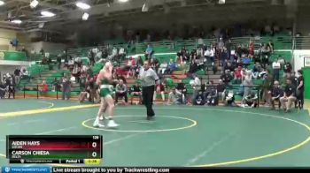 126 lbs Cons. Round 5 - Carson Chiesa, DELTA vs Aiden Hays, SOLON