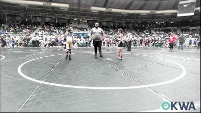 70 lbs Quarterfinal - Boone Hayes, Weatherford Youth Wrestling vs Hollis Federico, Muskogee Rougher Youth Wrestling