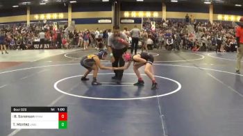 Match - Brynlee Sorensen, Poway Elite Wrestling vs Tabitha Montez, Jaguars Wrestling Club