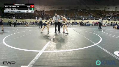 115 lbs 7th Place - HollyJo Fansler, Verdigris Youth Wrestling vs Hadliee Peters, Salina Wrestling Club