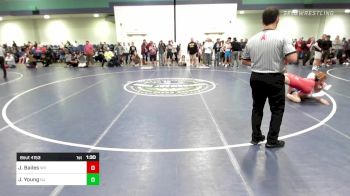 126 lbs Round Of 64 - Jimmie Bailes, WV vs Jackson Young, NJ