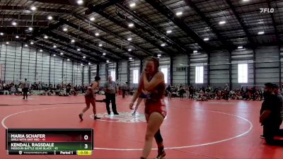 152 lbs Semis - R1 Wb - Natalie Edmisson, Missouri Battle Gear Black vs Kylie Williams, Girls With Grit Red