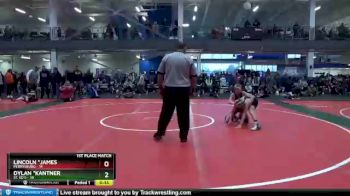 100 lbs Finals (2 Team) - Dylan *Kantner, St. Ed`s vs Lincoln *James, Perrysburg